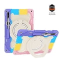 thumbnail image 2 of Galaxy Tab S8 Ultra Case 14.6-inch, Dteck Shockproof Rugged Protective Cover with 360°Rotating Kickstand Hand Grip Case for Samsung Galaxy Tab S8 Ultra (SM-X900/SM-X906),Rainbowpink, 2 of 9