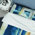 thumbnail image 4 of Designart 'Indigo Panel IV' Geometric Duvet Cover Set, 4 of 4