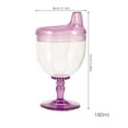 thumbnail image 2 of Taza de entrenamiento para bebé, taza de entrenamiento para niños, taza para sorber estilo copa, suministro de alimentación para niños, 180ml, 2 uds., 2 of 8