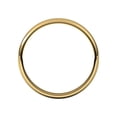 thumbnail image 2 of 18k Yellow Gold 3mm Light Half Round Band Ring Size 5.5 Ring for Women and Men - 2.4 Grams, 2 of 2