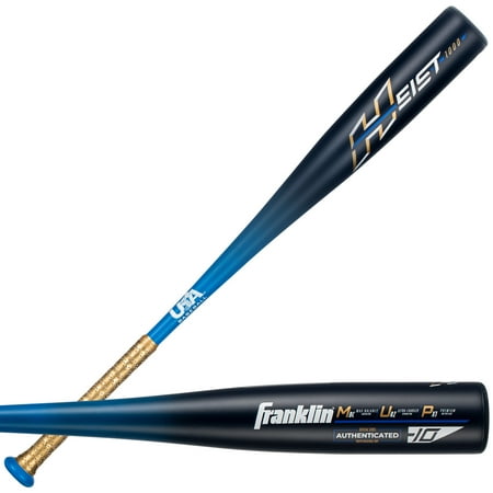 Franklin Sports Heist 1000 Youth Aluminum Baseball Bat, 29 in/19 oz, Drop -10, Royal