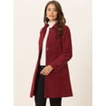 thumbnail image 3 of INSPIRE CHIC Chaqueta De Invierno Con Cuello Peter Pan Para Mujer Rojo XL, 3 of 6