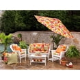thumbnail image 2 of Pillow Perfect 496634 Coussin Rectangulaire Orange Sundeck (Ensemble de 2), 2 of 2