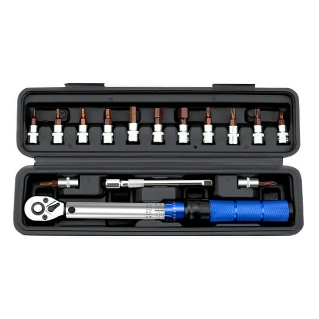 Quick-release Torque Wrench High Precise Torque Preset Wrenches 2-24N.m Torque Adjustable 1/4inch Ratchet Wrench Bike