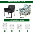thumbnail image 3 of ATJIA Stretch Armchair Slipcover 1-Piece Accent Chair Covers with Arms Soft Chair Slipcovers for Living Room, 3 of 5