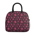 thumbnail image 2 of Flower Lunch Bag for Women Men Reusable Insulated Lunch Bags, Leakproof Cooler Food Lunch Tote Bag, Large Capacity Lunch Box for Work School Travel Picnic, 2 of 7