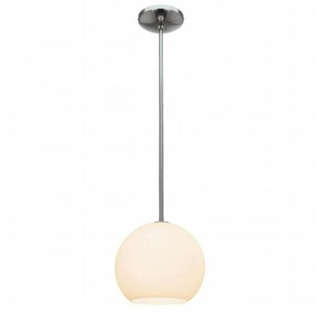 

23950-BS-OPL Nitrogen 1 Light Ball Pendant - Brushed Steel