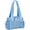 Blue, variant on Small Gym Bag for Women & Men, Waterproof Mini Travel Sports Duffel Bag Lightweight Carry On Bag - Blue