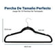 thumbnail image 2 of Ganchos de Terciopelo Premium Serenelife, Ahorradores de Espacio, Resistentes, con Gancho Metálico Giratorio de 360°, para Trajes, Pantalones y Vestidos, Negro, Pack 10, 2 of 7