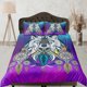 thumbnail image 1 of Boho Fox Dreamcatcher Psychedelic Funda Nórdica Juego de Cama Hippie Full, Preppy, 1 of 4