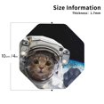 thumbnail image 3 of Balery 6 Pcs Cat Astronautleather Coasters Set, Drink Table Cup Coasters For Living Room Kitchen Coffee Decor, 3 of 9