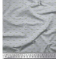 thumbnail image 1 of Soimoi Velvet Fabric Fish Small Print Fabric by Yard 58 Inch Wide, 1 of 1