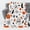 Orange Pumpkin Ghosts Bat Halloween Blanket, variant on Fall Blanket for Couch - Super Soft Flannel Autumn Blanket with Pumpkins Maple Leaves Patterns, Cozy Lightweight for Sofa, Bed, Living Room, 50"x40"