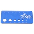 thumbnail image 1 of Calibradores de medición de tornillos para bicicletas, calibradores de medición de tornillos para bicicletas R Calibradores de medición de tornillos para bicicletas Medidor de medición de roscas para bicicletas Uso conveniente, 1 of 8