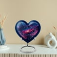 thumbnail image 4 of MUKTIVE Galaxy Cremation Urns for Human Ashes Adult Man, Memorial Heart Urn for Ashes for Women, Large Blue Funeral Urns for Adult Male, Small Burial Urn for Loss of Mom(1 Large, 4 Keepsake), 4 of 7