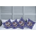 thumbnail image 2 of Ambesonne Sugar Skull Throw Pillow Cover 4 Pack, Scary Floral Gothic, 24", Multicolor, 2 of 7