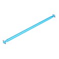 thumbnail image 1 of Eje de transmisión de aluminio mecanizado CNC Vhermosa para coche HSP 94123/94111 RC azul, 1 of 8