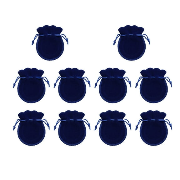 ELAYARD Set of 10 Flannel Jewelry Packaging Bags, Gourd-Shaped Pouches for Jewelry Storage and Retail Use