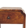 thumbnail image 3 of Artisan Furniture Solid Wood Newton Mini Chestnut Nightstand with a drawer and open shelf, 3 of 6