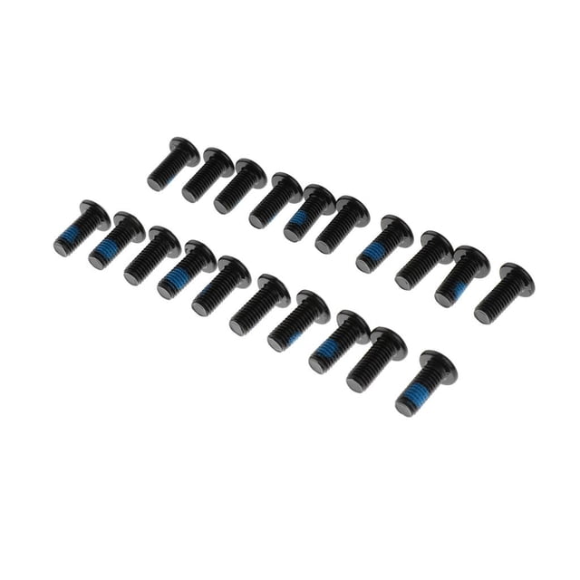 20pcs Pernos De Tornillo De Rotor De Freno De Disco De Bicicleta De Acero M5 Mm Para Bicicleta Bicicleta, Tornillos De De Agua Macarena Pernos de rotor de freno de disco