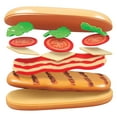 thumbnail image 5 of World Tech Toys Subway Sandwich Artist 53-Piece Playset, Pretend Play Food Set, Multicolor, 5 of 9