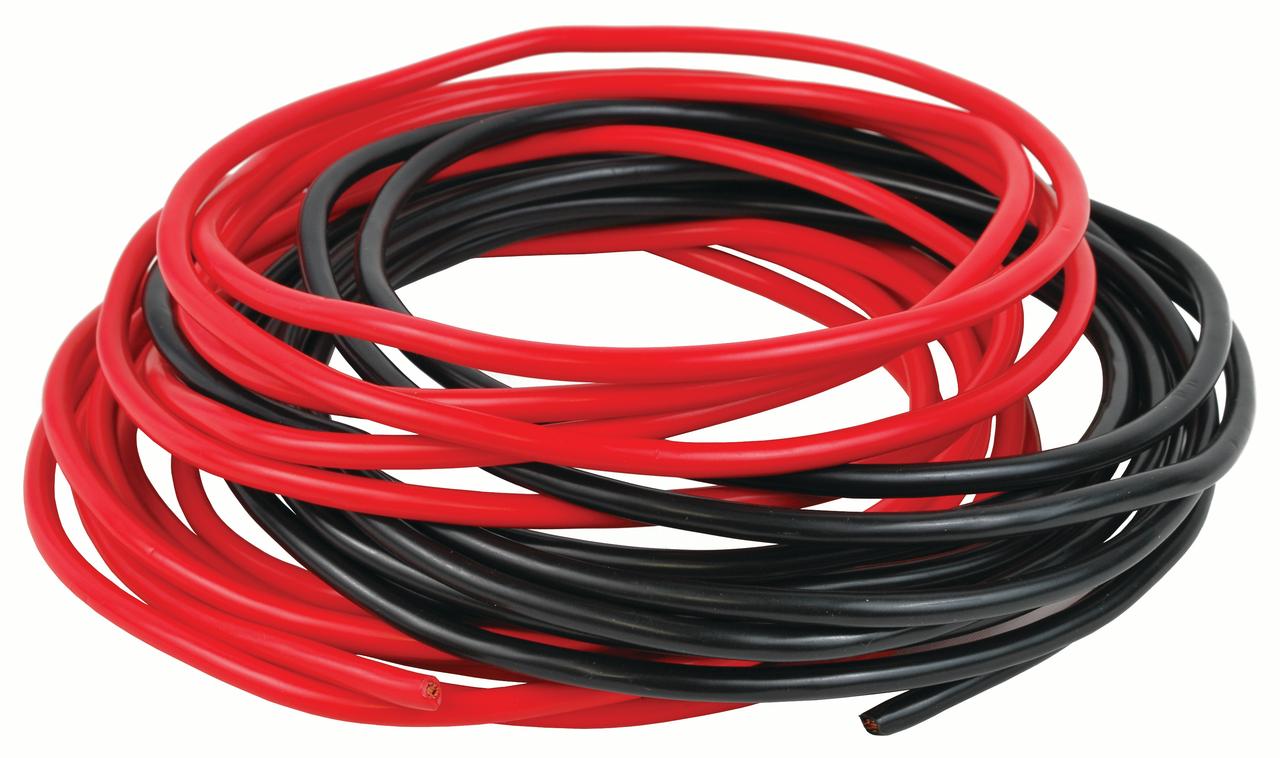 Attwood Marine Insulated 8-Gauge Copper Wire Set, 40 Feet Total, For Boats