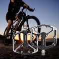thumbnail image 1 of Pedales de de Montaña, Plana Antideslizante Ligera de 9/16 ", Pedales de Aleación de Aluminio, Rodamiento Sellado, Piezas de Negro DYNWAVEMX pedales de bicicleta de montaña, 1 of 8