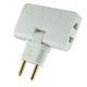 thumbnail image 3 of Rotate EU Plug Converter 3 in 1 Rotatable Outlet Extender 180 Degree Mini Outlet Adapter, 3 of 5