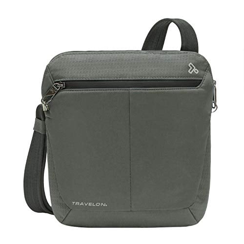 Travelon Anti-Theft Active Small Crossbody, Charcoal