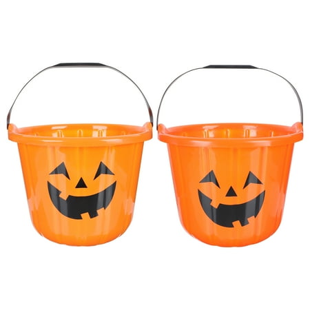 

2pcs Plastic Ice Buckets Chic Ice Wine Buckets Halloween Bar Ice Buckets