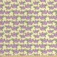 thumbnail image 1 of Romantic Upholstery Fabric by the Yard, Pastel Roses and Leaves Floral Blooming Repetitive Composition, Decorative Fabric for DIY and Home Accents, Pale Yellow Pink by Ambesonne, 1 of 4