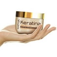 thumbnail image 3 of KATIVA Keratin Intensive Treatment (8.45 Fl Oz), Rebuild & Strengthen Damaged Hair, with Hydrolyzed Keratin & Ceramides for Soft, Shiny and Nourished Hair, Sulfate Free, Gluten Free, Paraben Free, 3 of 3