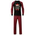 thumbnail image 2 of KHONTS Family Matching Christmas Pajamas Set Holiday Graphic Sleepwear Xmas Pjs Set Casual Fashion Cute Homewear 3-Black Men, 2 of 4