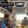thumbnail image 3 of XYZCANDO Bear American Flag Skylight Shade RV Skylight with Hook And Loop Camper Window Cover Foldable Winnebago Sun Shield Shade for Roof RV Accessories for Inside Black, 3 of 7