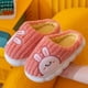 thumbnail image 4 of Pantuflas de algodón para niños, antideslizantes, cálidas, para el hogar, de invierno, con bonitos dibujos animados, para niñas de talla mediana y grande, 4 of 6