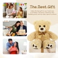 thumbnail image 3 of MaoGoLan 13'' Cute Footprints Teddy Bear Stuffed Animal Bear Plush Toy, 3 of 7