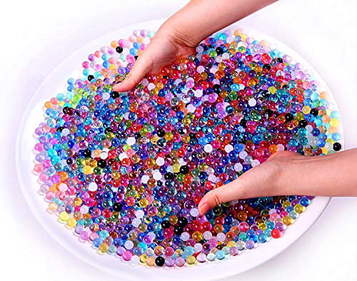 approximately 1000 Balls 5 Packs x HOT PINK 5g Water Beads Aqua Gel Orbeez 