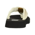 thumbnail image 4 of Yellow Box Fianni Flat Slip On Slide Thong Sandal Cream (10, Cream), 4 of 6