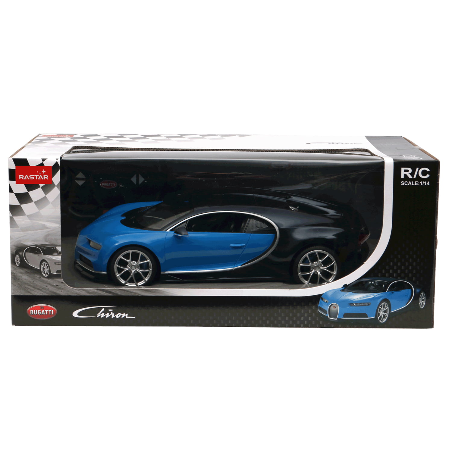 Rastar RC Bugatti noir 1:14 Voiture RC racing Radio remote control toy kids gift 
