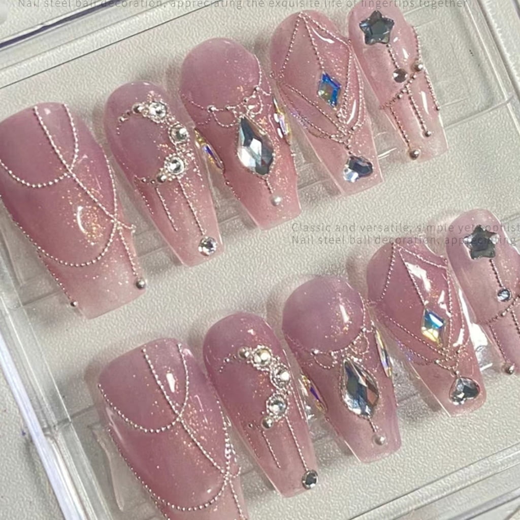 1Bag 3D Nails Art Metal Charms Caviar Beads Nail Rivets Jewelry Manicure Crafts Decorations Accessories