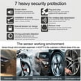 thumbnail image 4 of Amdohai TPMS Tire Pressure Monitoring System Wireless Real-time Solar-powered LCD Display 4 Internal Sensors Alarm Function, 4 of 8