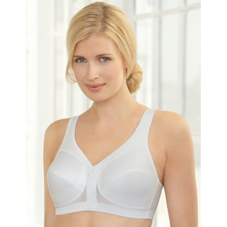 

Glamorise Full Figure Plus Size MagicLift Front-Closure Posture Back Bra Wirefree #1265