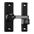 thumbnail image 4 of Pestillo Abatible para Puerta BLESIY Hardware Universal Negro, 4 of 8