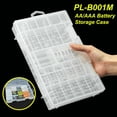 thumbnail image 6 of Battery Holder Storage Box, Multifunctional Transparent Hard Plastic Case Holder for AAA/AA/C/D/9V Cell Battery, 6 of 12