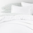 thumbnail image 2 of Home Collection Bedding Bundle Solid Duvet Cover Set Color: Chantily Lace White Size: CAL KING, 2 of 4