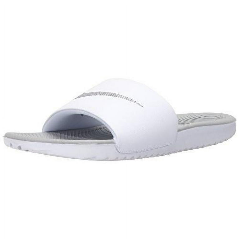 Nike Women s Kawa Slide Sandal White 6 M US Walmart