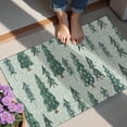 thumbnail image 4 of Light Green Christmas Tree and Snow Pattern Door Rugs,Washable Non Slip Door Mats Indoor,Decorative Door Mats,Entry Mat Indoor for Entrance,Bedroom,Kitchen,Bathroom,20"x32", 4 of 6