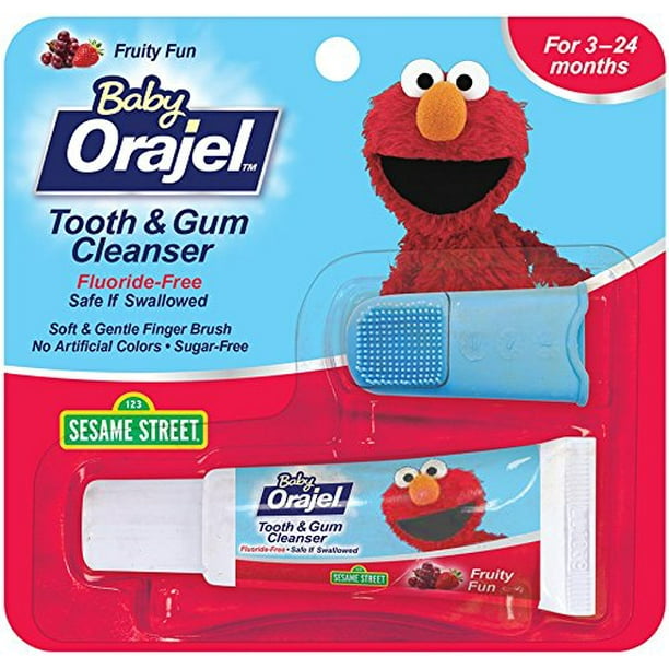 2 Pack Baby Orajel Tooth And Gum Cleanser Fruit Flavor 0