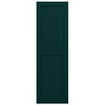 thumbnail image 5 of Ekena Millwork 12"W x 27"H True Fit PVC Farmhouse/Flat Panel Combination Fixed Mount Shutters, Thermal Green (Per Pair - Hardware Not Included), 5 of 8