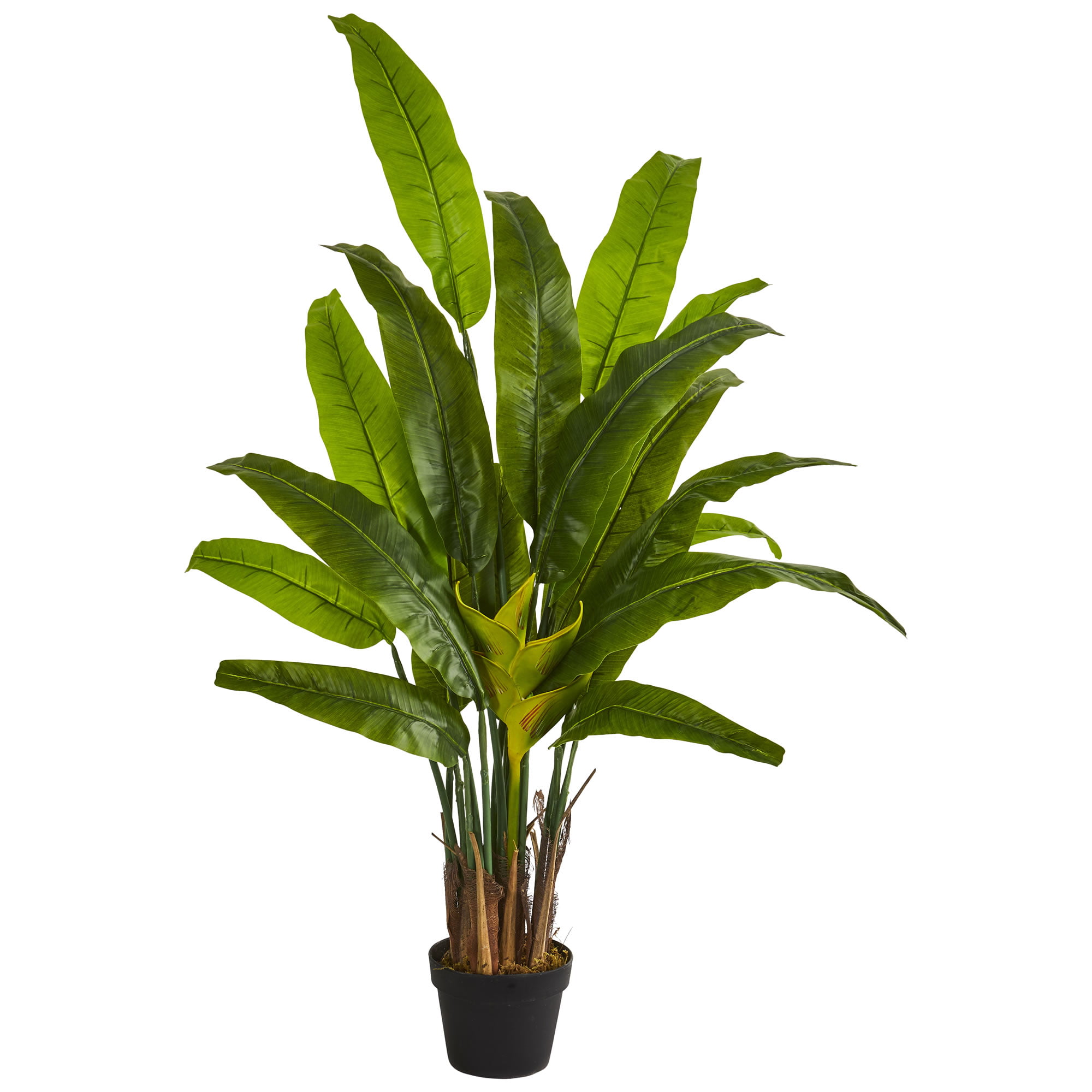 51 Inch Tropical Yucana Realistic Fake Tree Indoor Outdoor Porch House Plant 